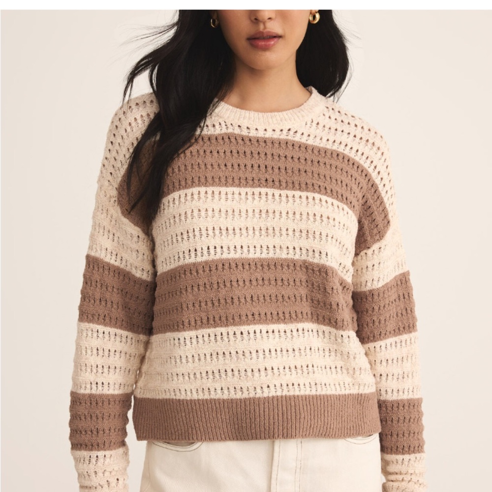 NWT Z Supply Bonapart Sweater Iced Coffee